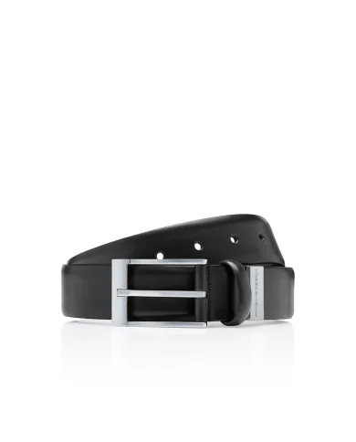 Porsche Design Cintura uomo in pelle lucida Nero