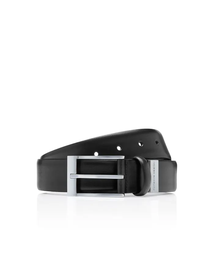 Porsche Design Cintura uomo in pelle lucida Nero