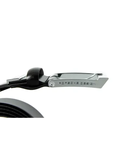 Porsche Design Cintura uomo in pelle lucida Nero
