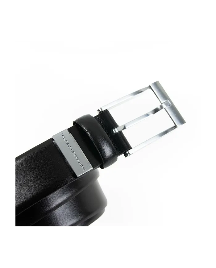 Porsche Design Cintura uomo in pelle lucida Nero