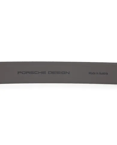 Porsche Design Cintura uomo in pelle lucida Nero