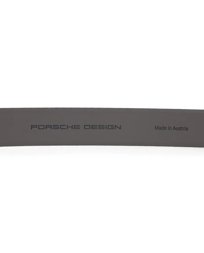 Porsche Design Cintura uomo in pelle lucida Nero