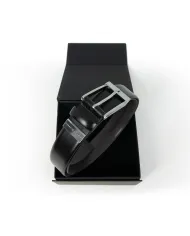 Porsche Design Cintura uomo in pelle lucida Nero