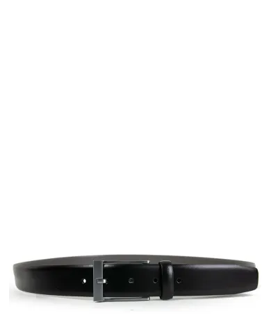 Porsche Design Cintura uomo in pelle lucida Nero