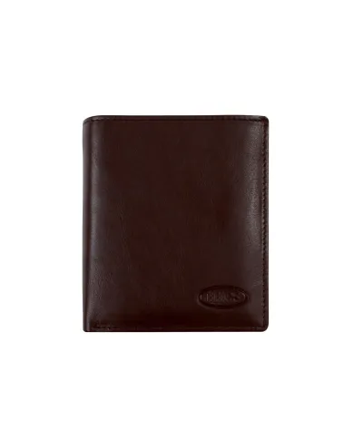 Bric's Portafoglio piccolo da uomo in cuoio Testa moro