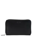 Bric's Porta documenti in pelle chiuso con zip Nero
