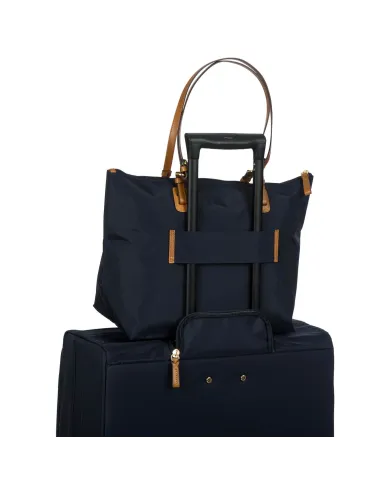 Bric's Borsa shopper in tessuto X-Collection Blu
