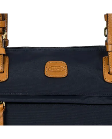 Bric's Borsa shopper in tessuto X-Collection Blu