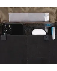 Piquadro Borsa uomo tessuto riciclato porta tablet Blu