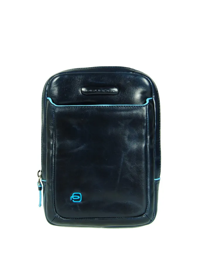 Piquadro Borsa uomo in pelle, con tasca per tablet 7", Piquadro "Blue square"