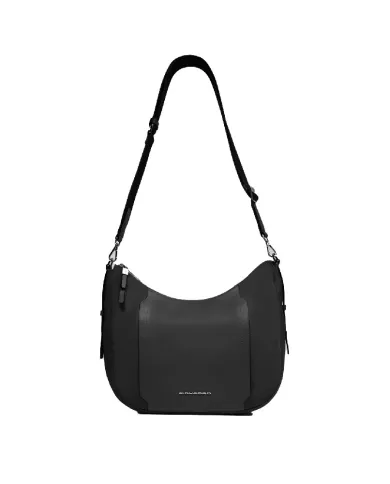 Piquadro Borsa tessuto e pelle Lyra Nero