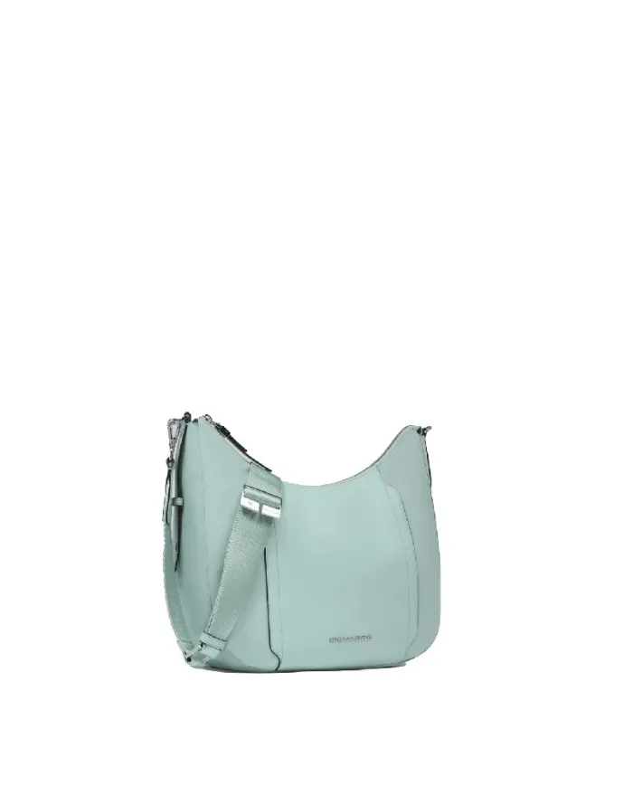 Piquadro Borsa tessuto e pelle Lyra Verde