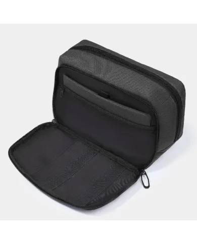 Piquadro Necessaire in tessuto riciclato PQ Earth Nero