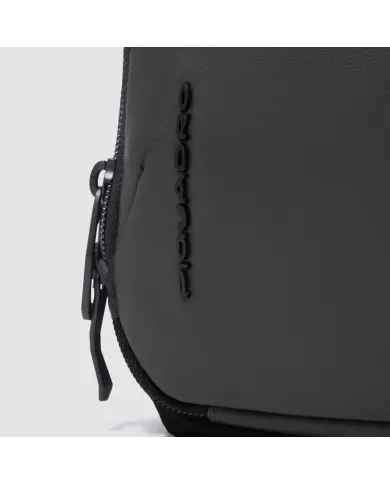 Piquadro Necessaire in tessuto riciclato PQ Earth Nero