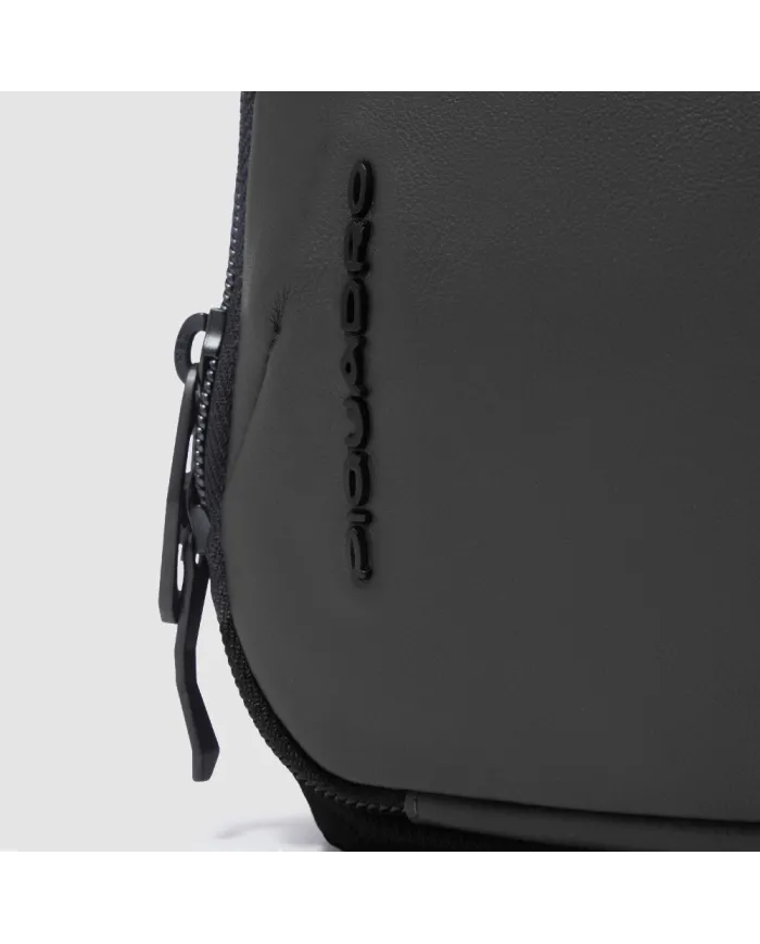 Piquadro Necessaire in tessuto riciclato PQ Earth Nero