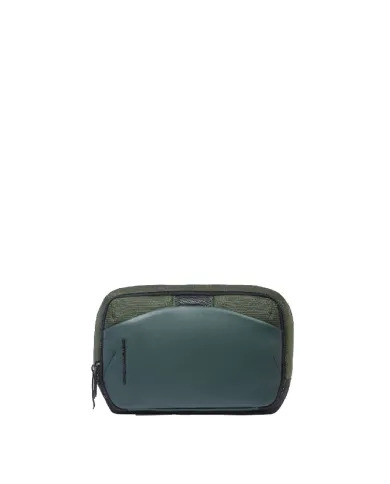 Piquadro Necessaire in tessuto riciclato PQ Earth Verde