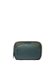Piquadro Necessaire in tessuto riciclato PQ Earth Verde