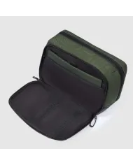 Piquadro Necessaire in tessuto riciclato PQ Earth Verde