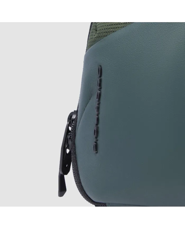 Piquadro Necessaire in tessuto riciclato PQ Earth Verde