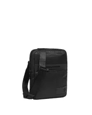 Piquadro Borsello piccolo tessuto riciclato Wollem Nero