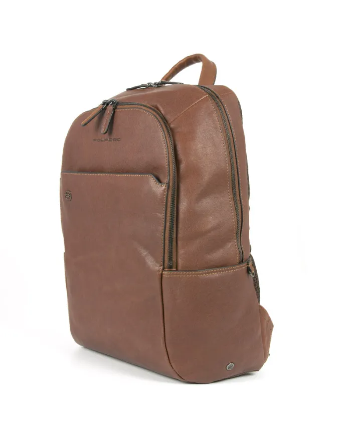 Piquadro Zaino pelle porta pc 14 Cuoio