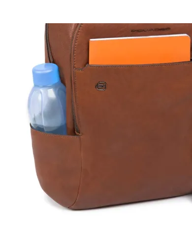 Piquadro Zaino pelle porta pc 14 Cuoio