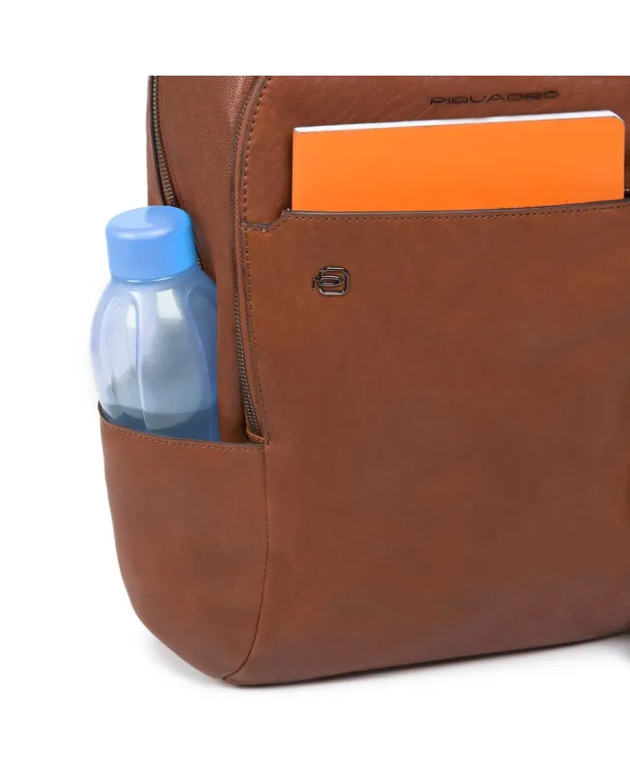 Piquadro Zaino pelle porta pc 14 Cuoio