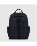 Piquadro Zaino in pelle porta pc 14 Blue square B2V