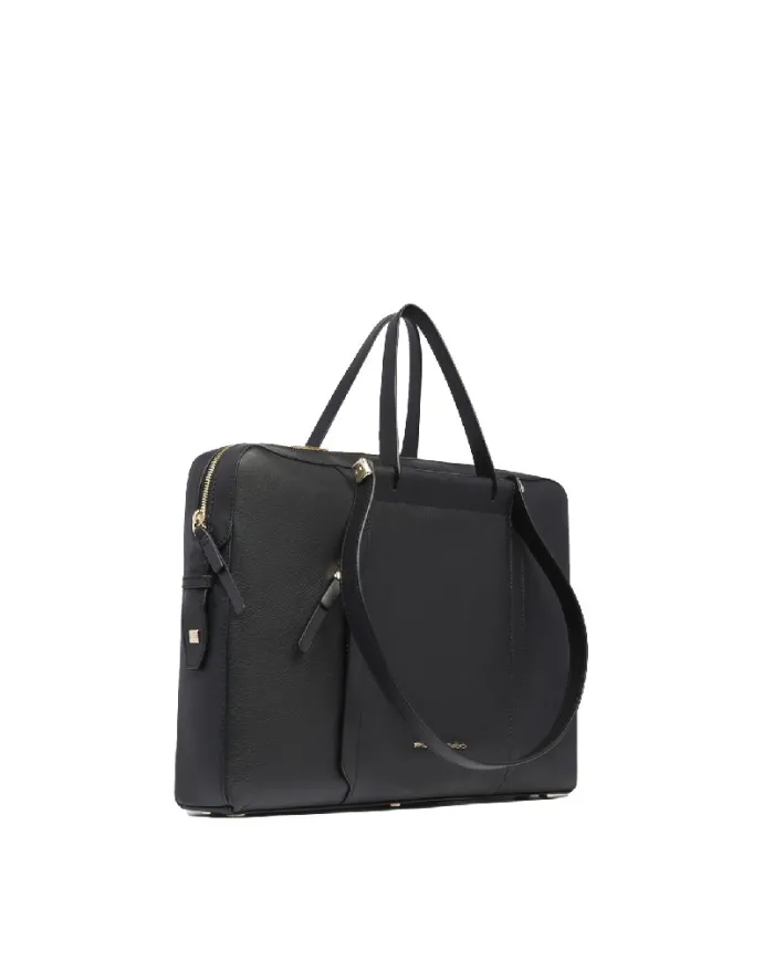 Piquadro Cartella donna pelle pc 15" Circle Nero
