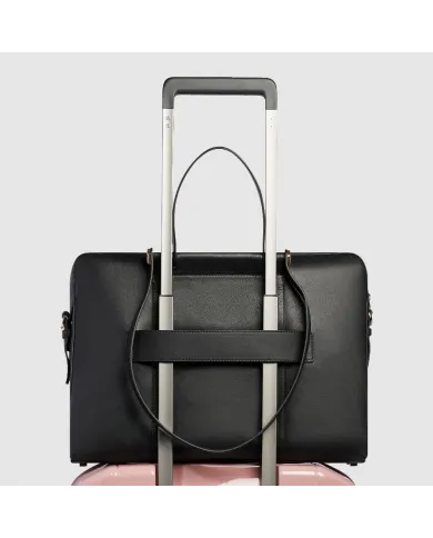 Piquadro Cartella donna pelle pc 15" Circle Nero