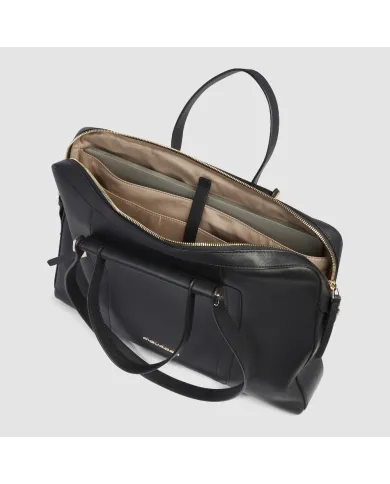 Piquadro Cartella donna pelle pc 15" Circle Nero