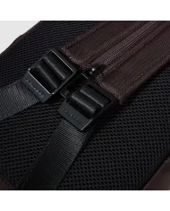 Piquadro Monospalla tessuto Wollem Testa moro