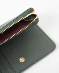 Coccinelle Portafoglio piccolo in pelle Metallic Soft Verde