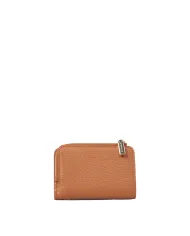 Coccinelle Portafoglio piccolo in pelle Metallic Soft Cuoio