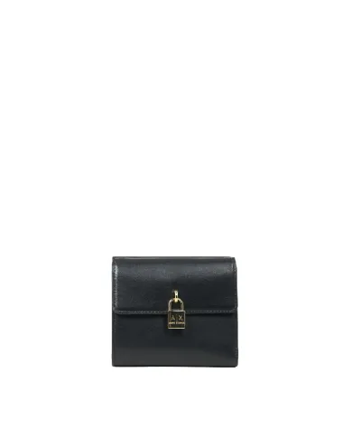 Armani Exchange Portafoglio piccolo donna Nero