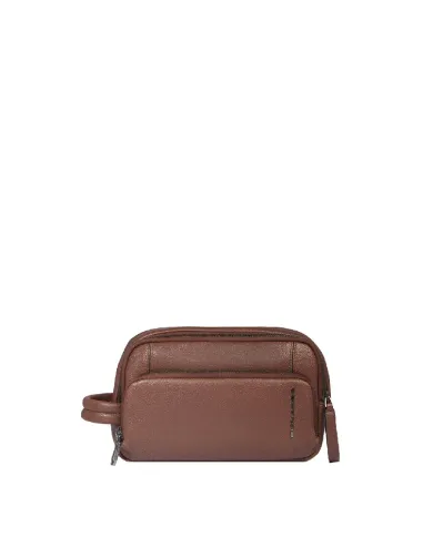 Piquadro Beauty case pelle Cronus Marrone