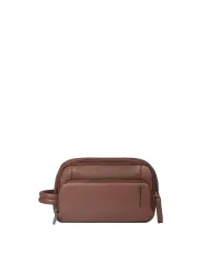Piquadro Beauty case pelle Cronus Marrone