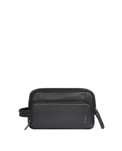 Piquadro Beauty case pelle Cronus Nero
