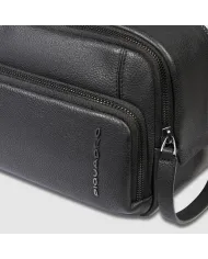 Piquadro Beauty case pelle Cronus Nero