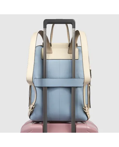 Piquadro Zaino donna porta pc 14" Circle Azzurro/Multicolor