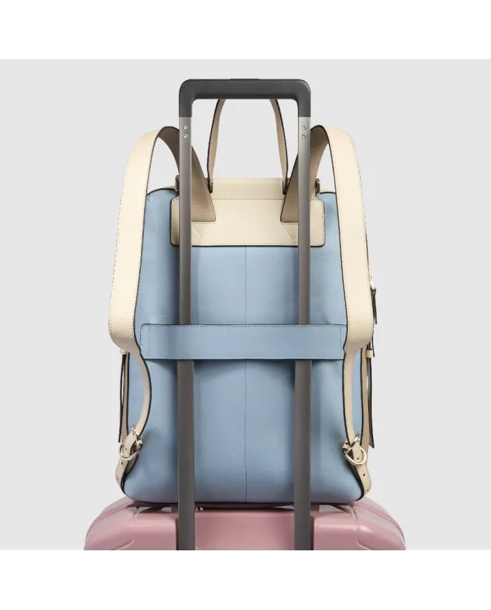 Piquadro Zaino donna porta pc 14" Circle Azzurro/Multicolor