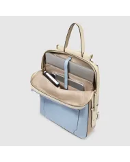 Piquadro Zaino donna porta pc 14" Circle Azzurro/Multicolor