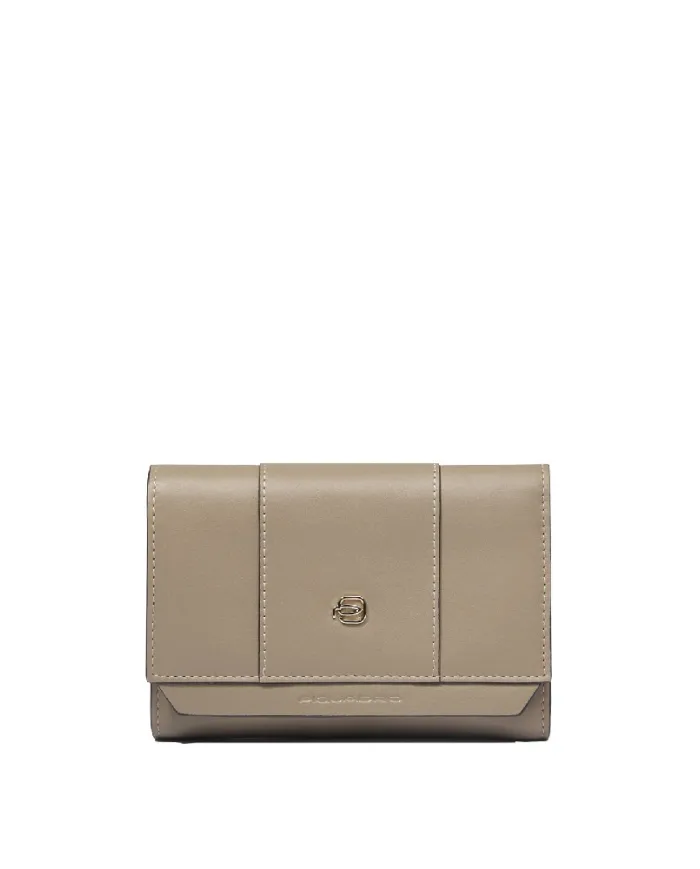 Piquadro Portafoglio in pelle Circle W92 Tortora Piquadro Portafoglio in pelle Circle W92 Tortora