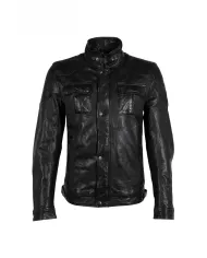 Gipsy Giacca in pelle uomo Nevado Nero