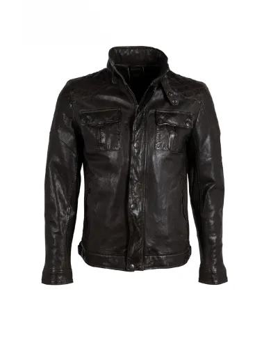 Gipsy Giacca in pelle uomo Nevado Verde Gipsy Giacca in pelle uomo Nevado Verde