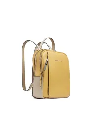 Piquadro Zaino donna porta pc 12,9" Circle Giallo/Beige