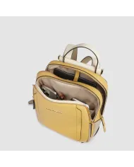 Piquadro Zaino donna porta pc 12,9" Circle Giallo/Beige