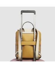 Piquadro Zaino donna porta pc 12,9" Circle Giallo/Beige