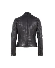 Gipsy Giubbotto pelle per donna .Nero