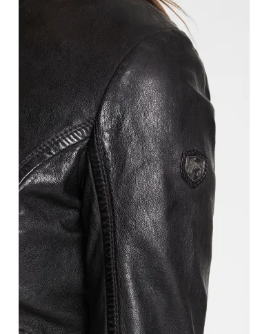 Gipsy Giubbotto pelle per donna .Nero Gipsy Giubbotto pelle per donna .Nero